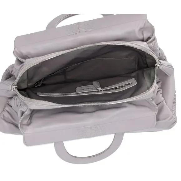 Christian Dior Karenina Handbag North South Tote Gray Leather - Picture 9 of 9